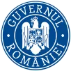 This represents the official blue badge of the Romanian Government,